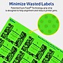 Avery Laser/Inkjet Multipurpose Rectangle Labels, 2" x 2-5/8", Neon Green, 600/Pack (94235)~#|#~034987E3-D76F-4B09-9D77713E0349D1D0_sc7