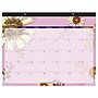 2026 AT-A-GLANCE Paper Flowers 21.75" x 17" Monthly Desk Pad Calendar, Pink/Brown (5035-26)~#|#~03499A01-2386-4459-BB8FE7A12E9D75C7_sc7