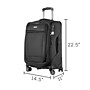 Ricardo Beverly Hills Avalon 22.5" Carry-On  Suitcase, 8-Wheeled Spinner, Black (135-20-001-4WB)~#|#~034EACE3-81DB-4B46-9F3626894D070D2D_sc7