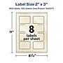 Avery Pearlized Ivory Rectangle Multipurpose Labels, 2" x 3", Ivory, 800/Box (94237)~#|#~034ECA84-362A-4EAA-94F3230B8D0F4436_sc7