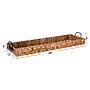 Storied Home Oversized Hand-woven Rattan Tray with Metal Handles (EC1581)~#|#~03513F92-2738-41A5-A62ADE4199BD286E_sc7
