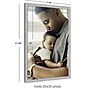 Amanti Art Brushed Nickel Narrow 20" x 30" Polystyrene Picture Frame, Gray (A42677345672)~#|#~03587D36-CADF-4E0A-A0C344D063FC4BAA_sc7