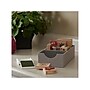 Household Essentials 3-Compartment Cardboard/Poly Linen/Nonwoven PP Drawer Organizer, Gray (727-1)~#|#~0358ADB2-FE44-4D52-8AD64BCA987517FE_sc7