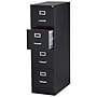 Staples Commercial 4-Drawer Vertical File Cabinet, Locking, Letter, Black, 25"D (25164D)~#|#~035A9B9C-EFAE-4473-92094D1DB01BC214_sc7