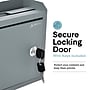 AdirOffice Steel Multipurpose Drop Box Interoffice Mailbox, Medium, Gray (631-02-GRY-PKG)~#|#~035BBA70-D82F-40BD-98D708E82F381633_sc7