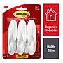 Command Medium Decorative Hooks, 3 lb., White, 6/Pack (17081-6ES)~#|#~036047EF-1173-447C-9A2EF6C5234BF553_sc7