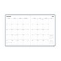2027 Blue Sky Fabric 8" x 10" Calendar Year Weekly & Monthly Standard Planner, Fabric Cover, Steel Blue (159443)~#|#~0361651E-A43F-4E74-AE36C517F22F44A5_sc7