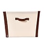 Household Essentials Medium Fabric Storage Bin, 11" x 12"x 16", 36.57 Qt., Cream (6830-1)~#|#~03619AC0-4582-4BCE-85DFB8766327B620_sc7