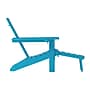Flash Furniture Halifax Adirondack Chair with Cup Holder and Pull Out Ottoman, Blue (LEHMP1045110BL)~#|#~036521F3-CEE8-48A1-9BF13E3816647866_sc7