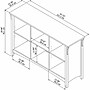 Bush Furniture Salinas 6 Cube Organizer, Cape Cod Gray (SAB148CG-03)~#|#~03659B80-C8C1-4CFD-80D27181BD1DE14E_sc7