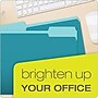 Pendaflex Recycled File Folder, 2/5-Cut Tab, Letter Size, Aqua, 100/Box (42101/3AQU)~#|#~036E5716-0F4A-4844-97090D92E0932089_sc7