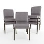 Flash Furniture HERCULES Series Fabric Stacking Church Chair, Gray/Gold Vein Frame (XUCH60096BEIJGY)~#|#~03708A15-32BF-418A-89CC812AD3B9DC84_sc7
