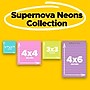 Post-it Super Sticky Notes, Assorted Sizes, Supernova Neons Collection, 45 Sheets/Pad, 4 Pads/Pack (4622-SSMIA)~#|#~03725EFD-46CE-4E17-B74534A31AFFE0BC_sc7
