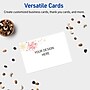 Avery Silver-Holly Sparkles Matte Blank Card, White, 20/Pack (S00-FHJ)~#|#~0372DF08-BE1F-4862-88B265D13F472624_sc7
