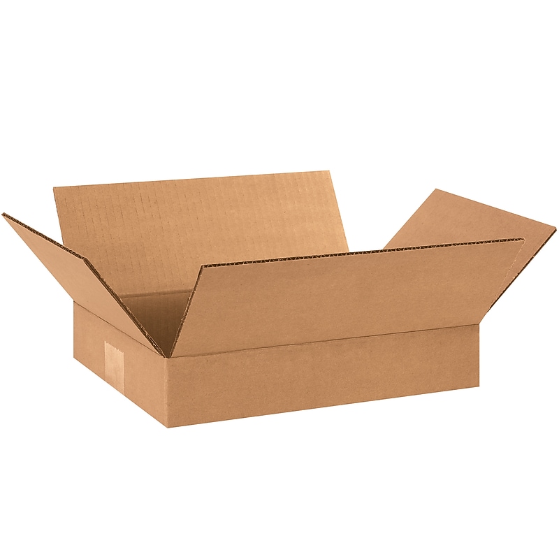 12" x 9" x 2" Shipping Boxes, 32 ECT, 25/Bundle (1292) image 1