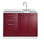 Viva Comfort 36.75'' H x 42" L Medical Cabinet with Right Sink, 2-Doors, 3-Drawers, Claret (902BASE42RSCL)~#|#~0374E00F-62B2-4D39-AA9575851F47895B_sc7