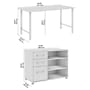 Bush Business Furniture Hustle 60"W Computer Desk and Storage Cabinet with Drawers and Shelves, Platinum Gray (HUS009PG)~#|#~0376AE62-02E6-414A-80C11EC34A2CE1ED_sc7