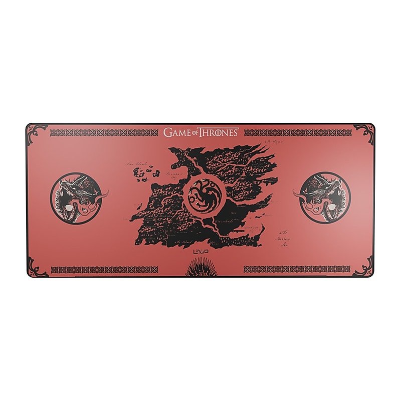 Lexip Game of Thrones XXL Non-Skid Mouse Pad, House Targaryen, Red (TSXLXMP0005) image 1