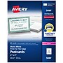 Avery Postcards, Matte White, Print to the Edge, 4" x 6", Laser, 80/Pack (05889)~#|#~03798D5F-43E5-4489-B945EC2E4BED257D_sc7