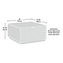 Sauder Morgan Main 30"W x 31"D Coffee Table, White (434923)~#|#~037E13A0-ED15-4667-ACF10C68F6C56C55_sc7
