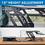 Mount-It! 43"W Manual Corner Adjustable Standing Desk Converter, Black (MI-7958A)~#|#~037F452E-1EC3-4F93-B2E803186ED92F14_sc7