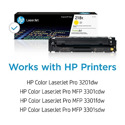 HP 218X Yellow High Yield Toner Cartridge, Prints Up to 2500 Pages (W2182X) Sansujyuku sansujyuku.com