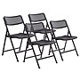 NPS AirFlex Series Premium Polypropylene Folding Chair, Black, 4/Pack (1410)~#|#~03847F5E-07D7-4A9A-AB7B98F69B8A9B4B_sc7