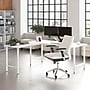 Bush Business Furniture Hustle 72W x 30D L Shaped Computer Desk with Metal Legs, White (HUS001WH)~#|#~03852C6D-6E9D-4FD3-8E116160E532070B_sc7