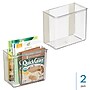 iDESIGN Adhesive Organizers, Clear, 2/Set (27935M2)~#|#~03868FDA-AA8F-42F6-9C829CC703407AA9_sc7