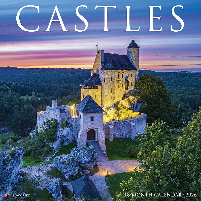 2026 Willow Creek Castles 12" x 12" Monthly Wall Calendar (50569) image 1
