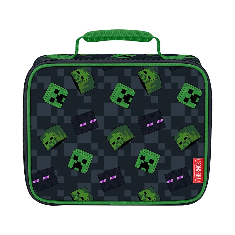 Thermos Minecraft Lunch Kit, Gray/Green (K223055006ST) image 1
