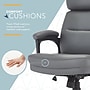 Click365 Classic Ergonomic Bonded Leather Swivel Executive Chair, Gray (CCHR10022D)~#|#~038B1DF1-8074-44FF-822AF10AC4DAB478_sc7