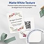 Avery Rectangle Rounded Corners Matte Blank Card, White, 40/Pack (19479399781)~#|#~038E19A5-4C46-4865-BDD26A525E0DCF77_sc7