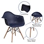 Flash Furniture Alonza Plastic and Wood Accent Chair, Navy, 2/Pack (2FH132DPPNY)~#|#~038FDAFA-988A-45DB-A1D7DA42506DCC7C_sc7