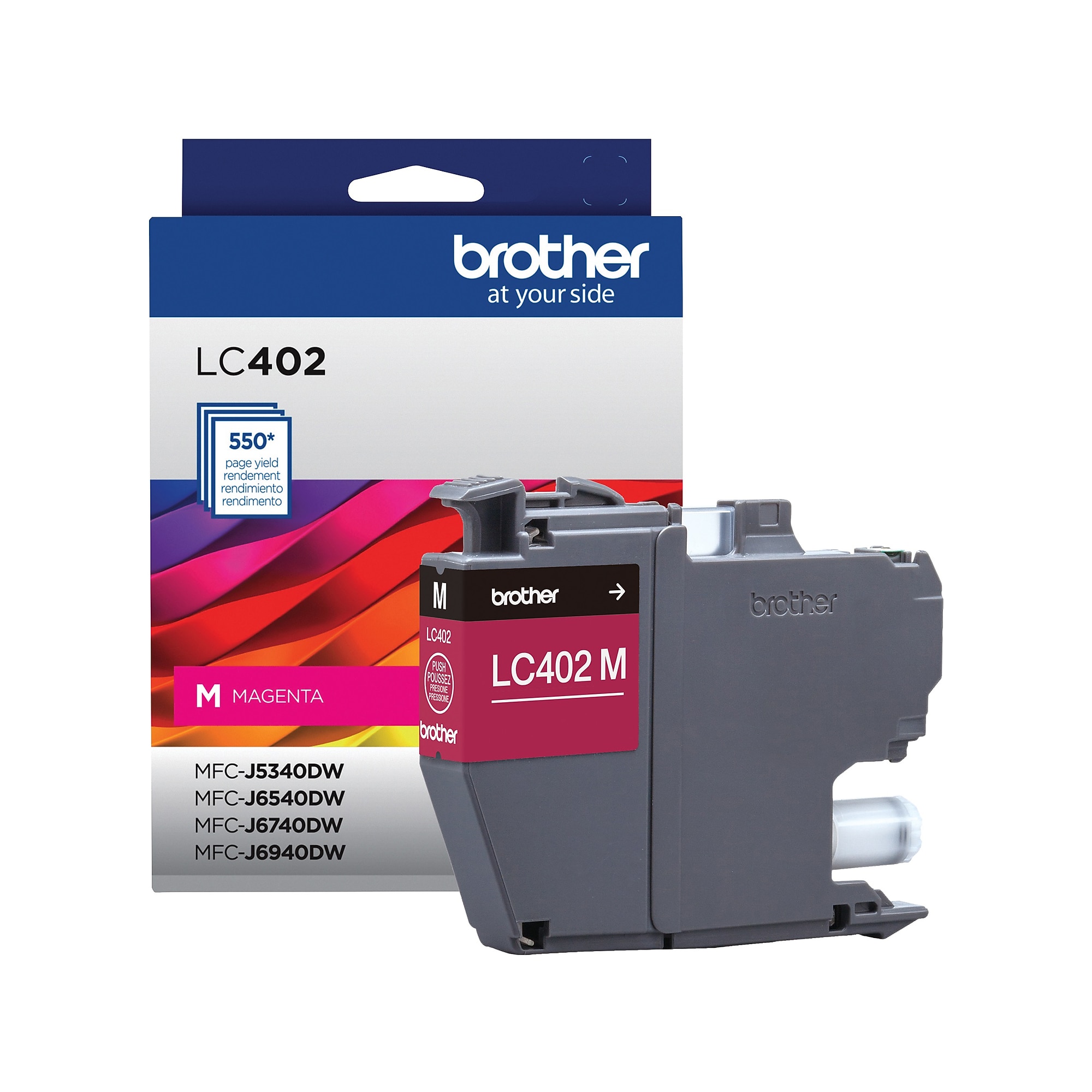 Brother LC402 Magenta Standard Yield Ink Cartridge, Prints Up to 550 Pages (LC402MS) Sansujyuku sansujyuku.com