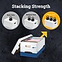 Bankers Box Presto Heavy-Duty Instant Assembly File Storage Boxes, Lift-Off Lid, Letter Size, White/Blue, 12/Carton (0063101)~#|#~039D73EA-C073-4BD9-8E24897E394CE7E6_sc7