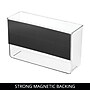 iDESIGN Large Plastic Magnetic Storage Bin, Clear (62005)~#|#~03A110D7-3752-4875-806E7CAF44B2787E_sc7