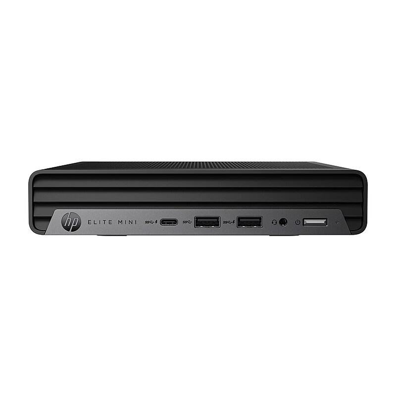HP Elite Mini 800 G9 Desktop Computer, Intel Core i5-14500T, 16GB Memory, 512GB SSD, Keyboard + Mouse (A12GMUT#ABA) image 1