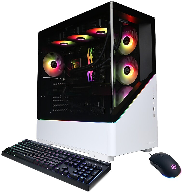 CyberPowerPC Gaming Desktop Computer, Intel Core i9-14900KF, GeForce RTX 5070 Ti 16GB, 32GB RAM, 2TB SSD, Windows 11 Home image 1