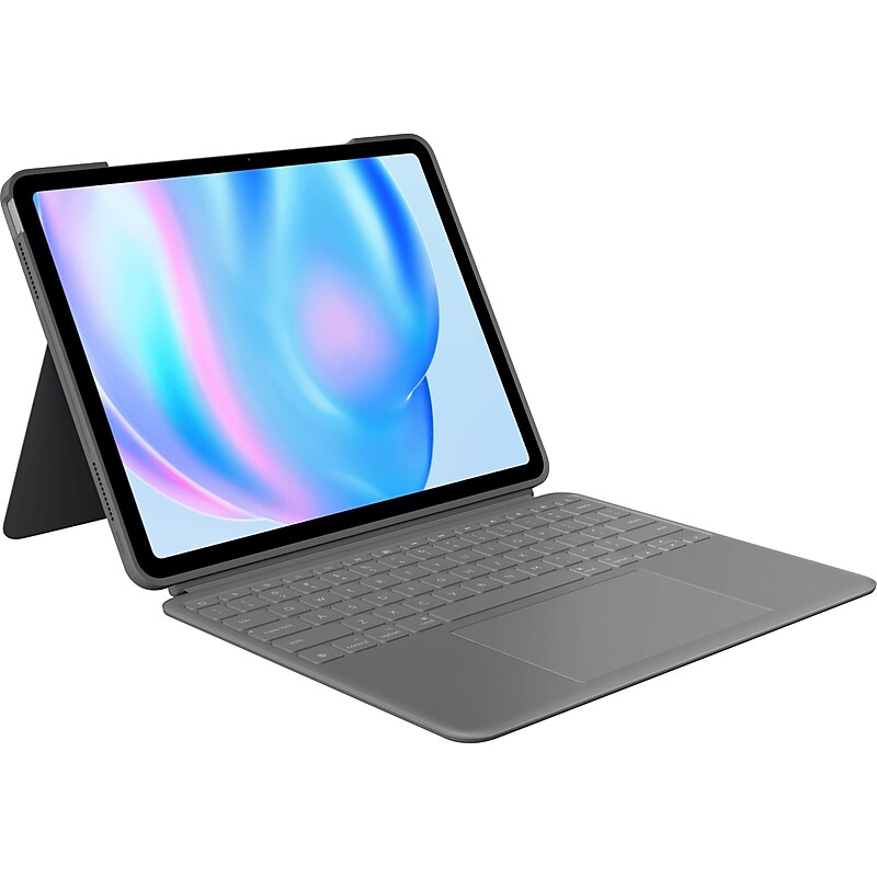 Logitech Combo Touch 13" Keyboard Case for iPad Air, Oxford Gray (920-012608) image 1