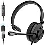 Delton 30Y MS Teams Noise-Canceling On-Ear Mono Computer Headset, USB Type-A & Type-C, Black (DWH30Y)~#|#~03AE342A-DB23-4BFE-A00FDE6B72C318DE_sc7