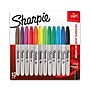 Sharpie Permanent Marker, Fine Tip, Assorted, 12/Pack (30075/30072)~#|#~03AE7765-3C39-4DCB-ADEC37C720056565_sc7