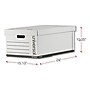 Universal Medium Duty Corrugated File Box with Lift Off Lid, Legal Size, White, 12/Carton (UNV95221)~#|#~03B18EE2-F2D6-4028-97CAF1AD79755A7C_sc7