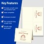 Avery Embossed General Use Note Cards, Matte Ivory, 60/Pack (08317)~#|#~03B550C9-1D1D-426E-8673B9007B16224A_sc7