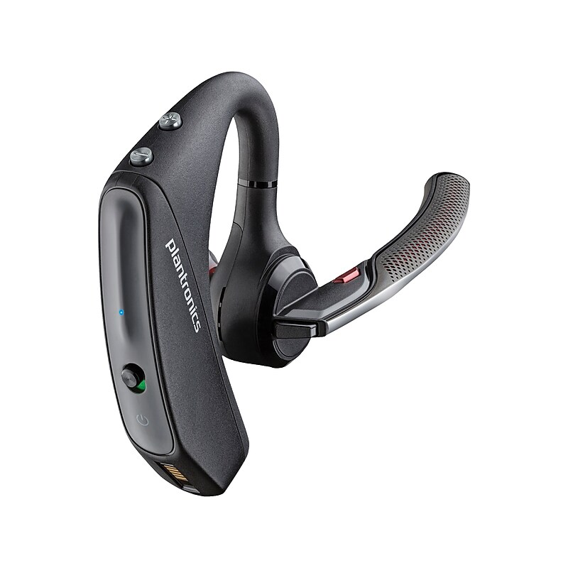 Poly Voyager 5200 Office Noise Canceling Bluetooth Earbuds, USB Type-A/RJ11 (7W6D3AA#ABA) image 1
