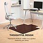 Anji Mountain Deluxe Bamboo Carpet & Hard Floor Chair Mat with Lip, 44" x 52", Dark Cherry (AMB24006W)~#|#~03B84A8D-8B90-4D18-A632C6BCAFB68EB7_sc7