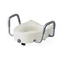 Medline Economy Elongated Locking Raised Toilet Seat Riser with Arms, 5" H, 400 lb. Capacity, White (G4-503LRX1)~#|#~03B9AB22-FDE0-441E-8902DD71FB3348BF_sc7