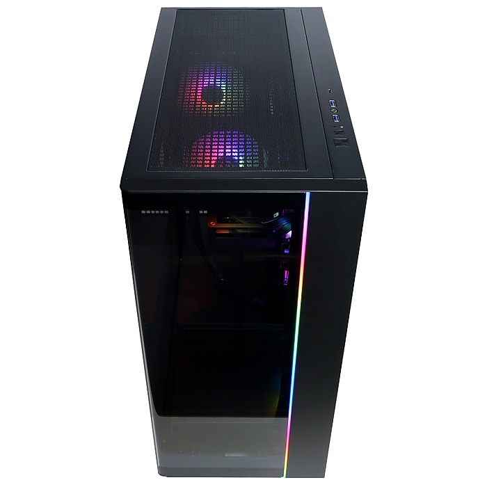 CyberPowerPC Gaming Desktop Computer, AMD Ryzen 7 8700F, Radeon RX