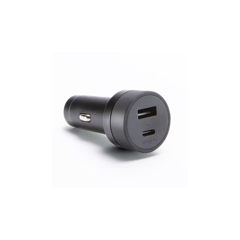 Mophie USB-C/USB-A Car Charger, 42W, Black (409911762) image 1