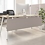 Bush Business Furniture Fabric Privacy Panel, 18"H x 70"W, Warm Beige (PSP170WB-03)~#|#~03C3629A-6246-475A-8C7BAC7098DC9C7E_sc7